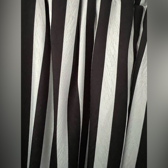 New Diarrablu Leer Ben Palazzo Pants - Lines Black Size Small - Picture 5 of 10